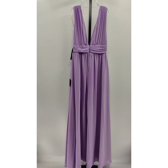 Lulus Heavenly Hues Lavender Maxi Dress Lilac Basic Sleeveless Small - Picture 3 of 3